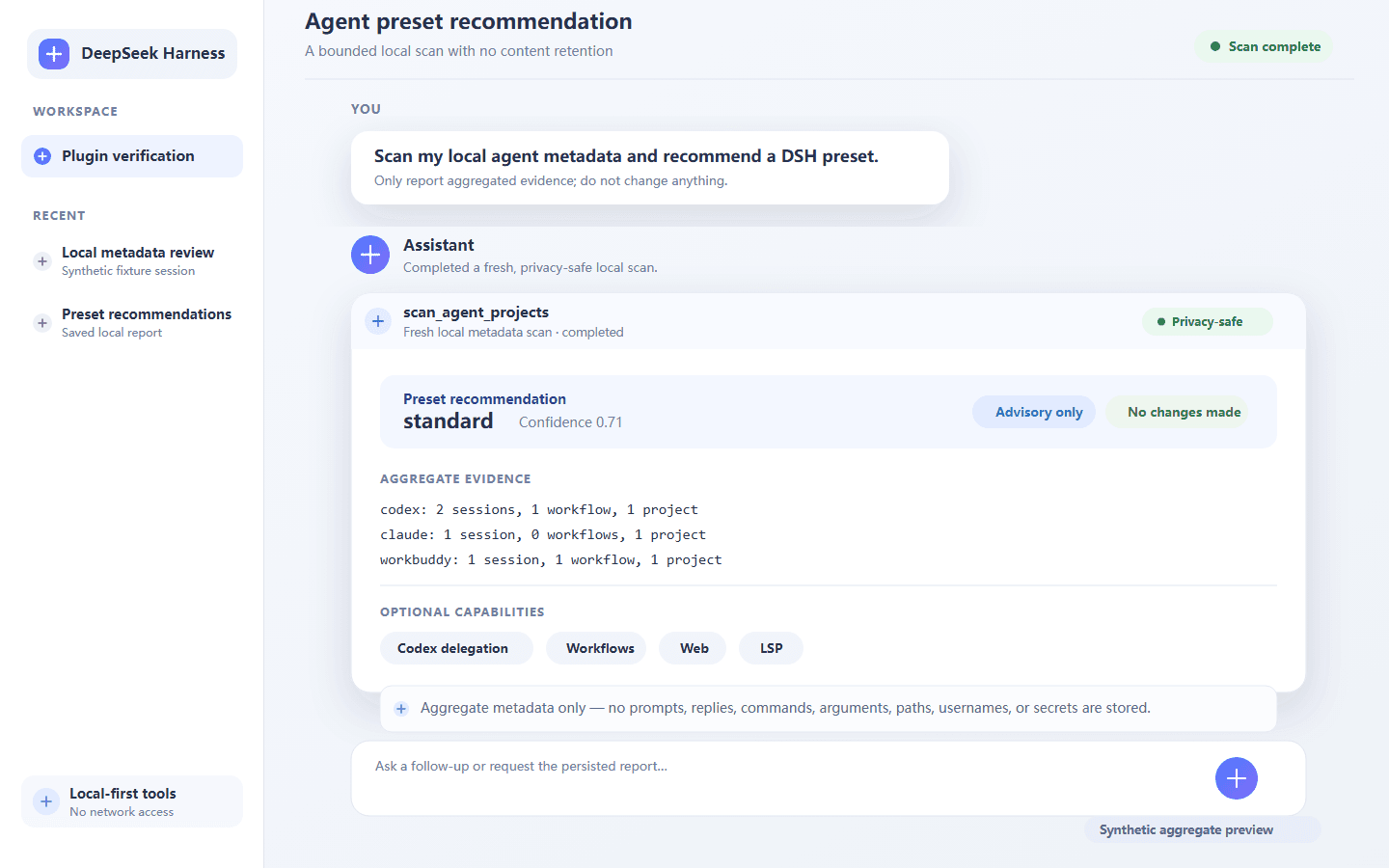 dsh-agent-preset-recommender cover
